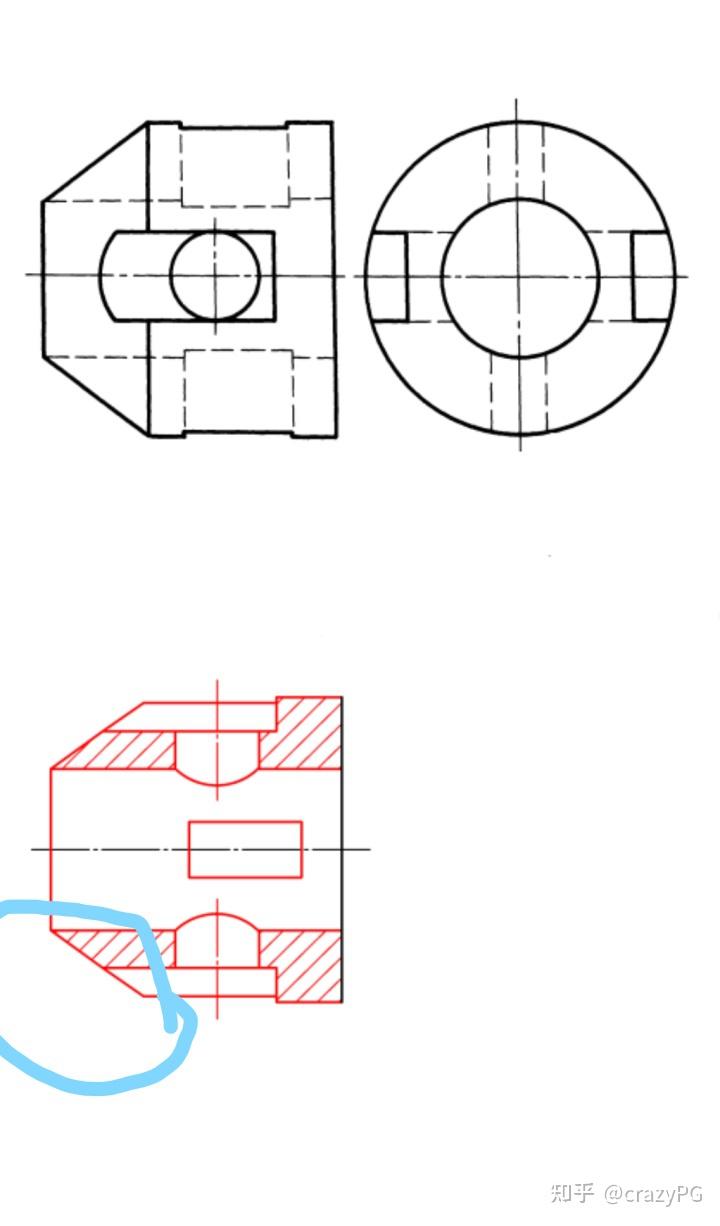 求大佬帮忙看看,画个三维立体图.(想了半天没想出来)?