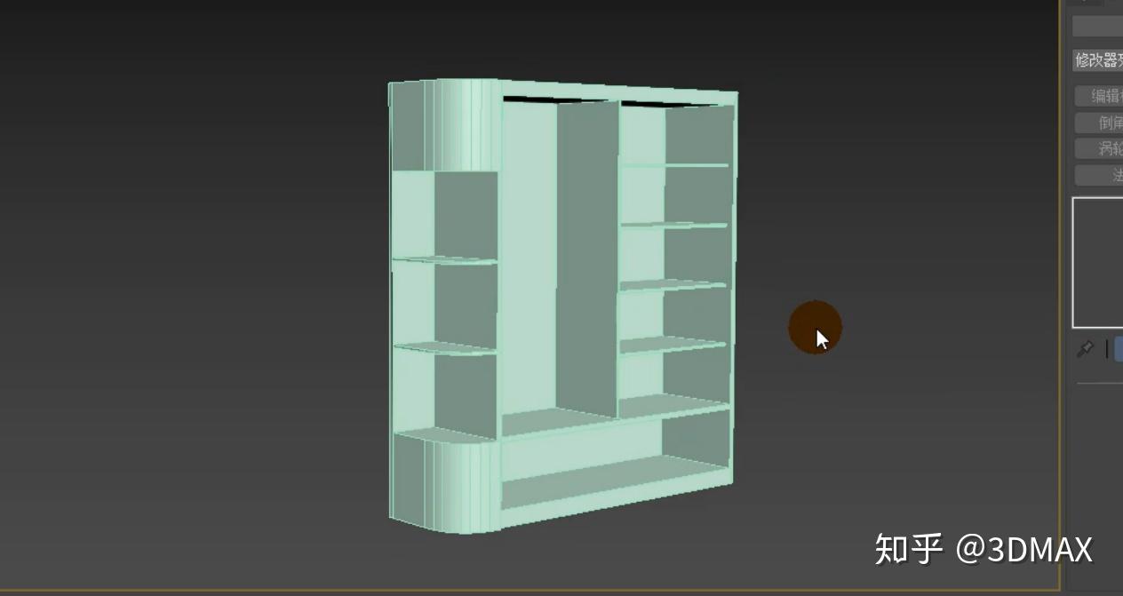 3dmax制作推拉门衣柜柜体模型