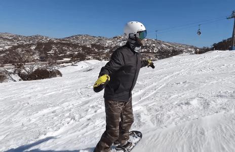 【烧白滑雪教程】前刃推坡教程-单板从零开始系列03