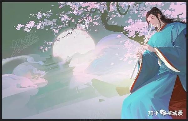 【名动漫】《山河令》温客行古风同人插画创作教程,帅气和意境都拿捏