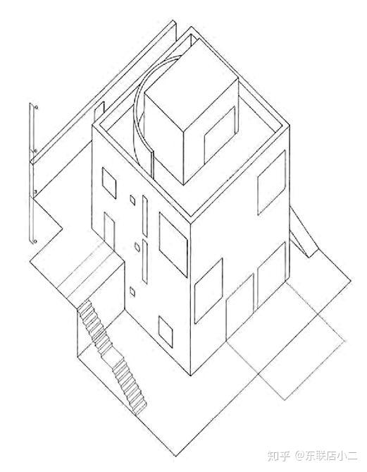 【东大建筑考研.案例分析05】图尔加诺住宅——纯白理想乡的理性盒子