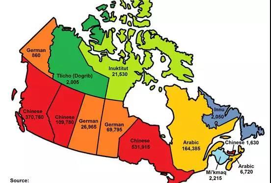 6张奇趣加拿大地图,为你解读加拿大的六大"真相"