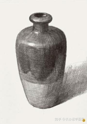 素描罐子质感怎么表现?