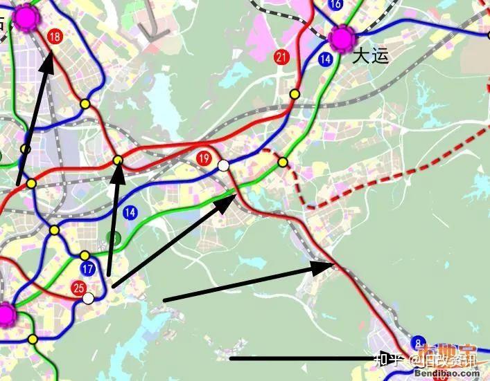 龙华只能等18号线?深圳22,25号地铁不纳入总规划!