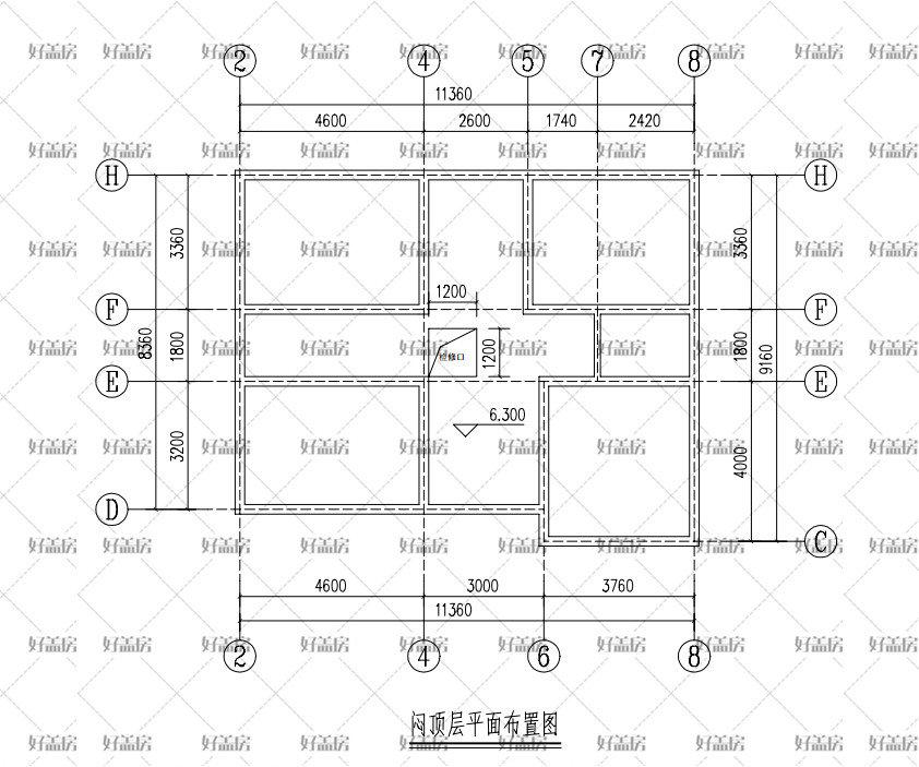 9米宽11长房屋设计图