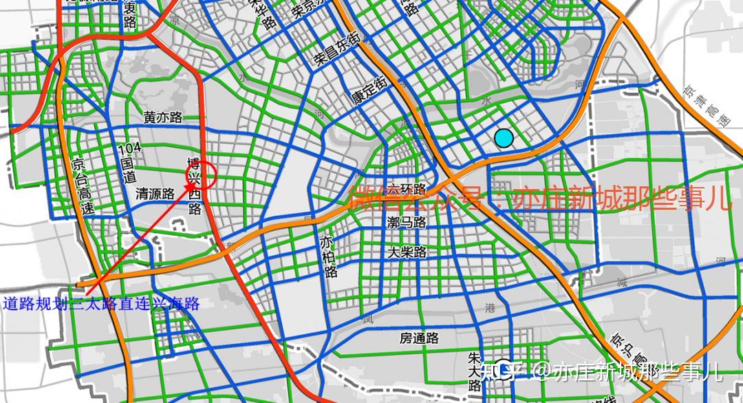 亦庄河西区多年断头路已通车未来规划向南直通至廊坊市