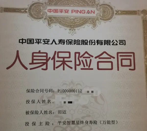 我家的保单整理-平安智慧星(万能型)