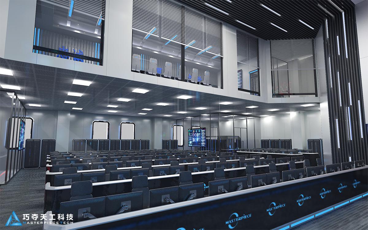 巧夺天工科技指挥中心调度台台面采用多屏展示提升工作效率