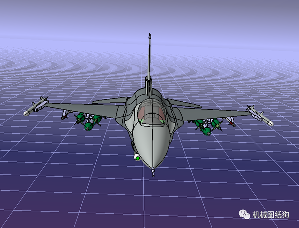 【飞行模型】f-16-fighter-jet f-16喷气式多用途战斗