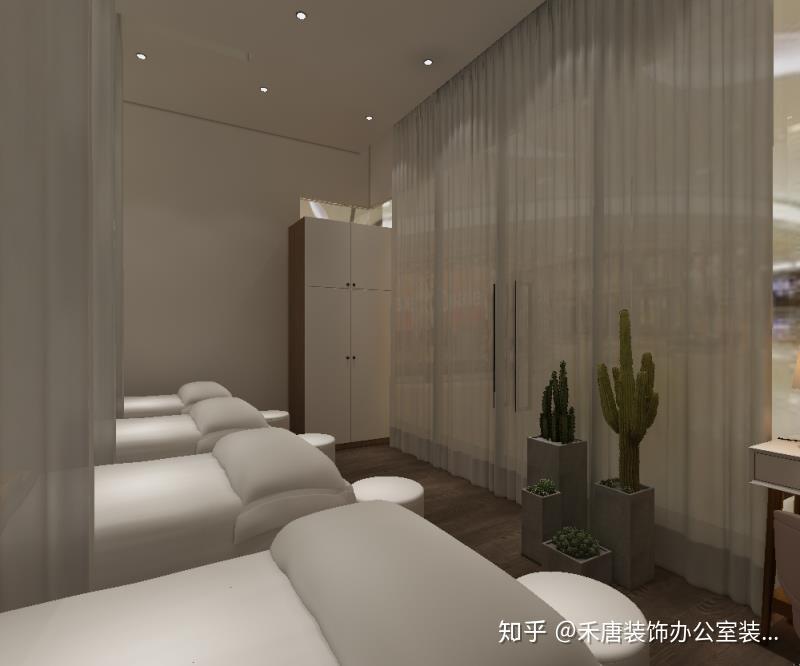 上海美容院装修设计公司介绍小美容院装修效果图