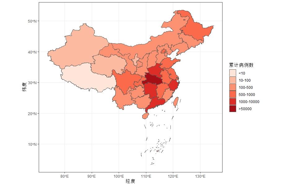 基于r语言绘制新冠肺炎疫情统计地图