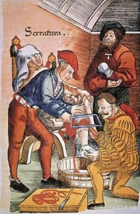 中世纪黑暗医学理发师当医生放血治百病