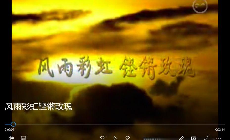 com/video/1052688927554658304 风雨彩虹铿锵玫瑰 一切美好只是昨日