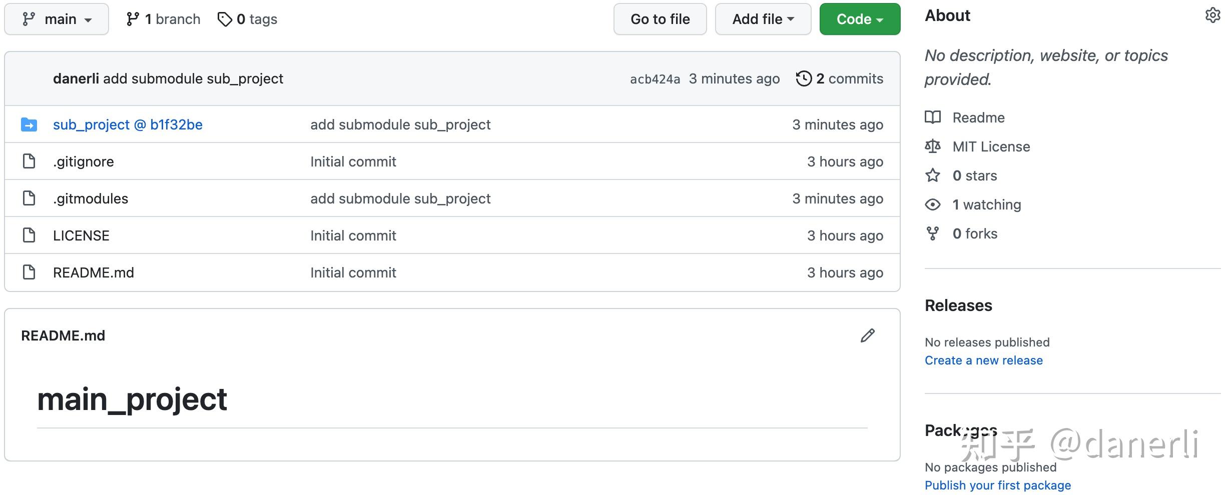 Git submodules使用方法 知乎