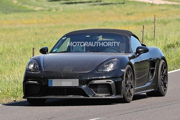 保时捷718Spyder,保时捷718cayman 保时捷718spyderrs最新谍照最快将于2022年内亮相