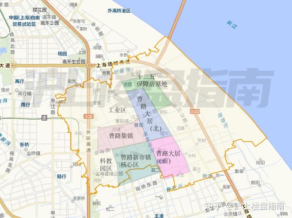 曹路的住宅可分为5个片区,曹路集镇,曹路大居南,北片区,曹路新市镇