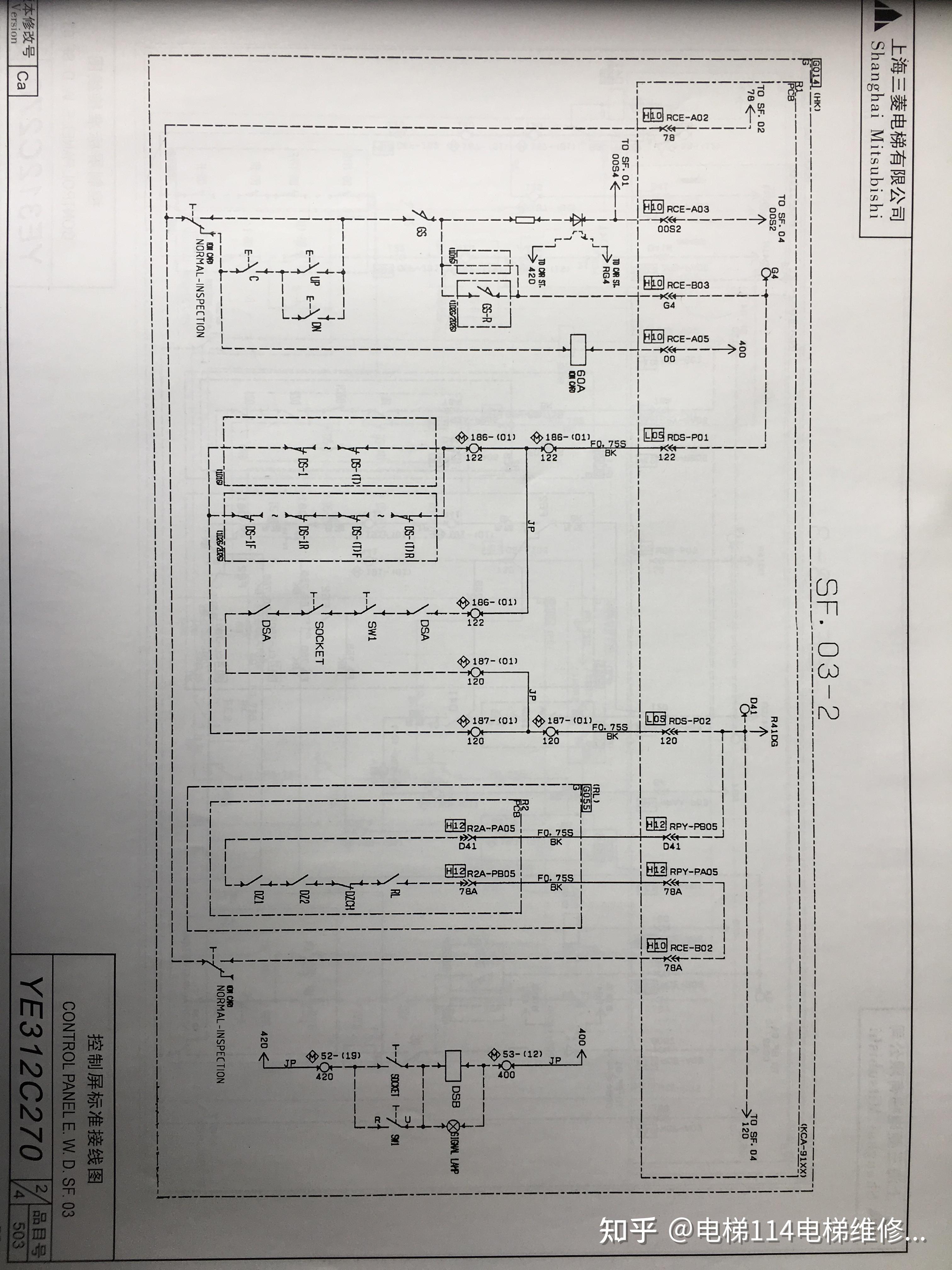 三菱elenessa电梯安全回路详解