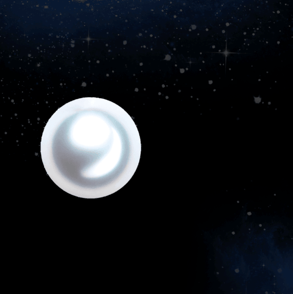 南洋白珠产于澳大利亚西北部海岸的小部分区域,它的冷白光透着灰或蓝