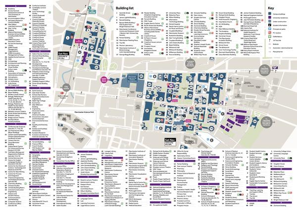 【英国院校指南】曼彻斯特大学地图及专业详情