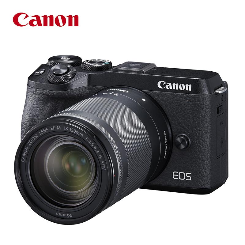 $ 8799 佳能(canon)eos m6 mark ii 微单数码相机 黑色高倍率变焦镜头