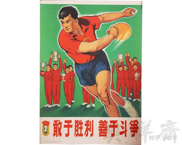 新中国体育宣传画喜欢的收藏吧一
