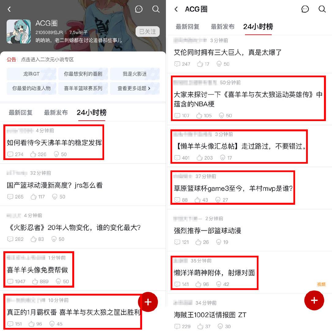 喜羊羊是如何成为"虎扑acg区之光"的?