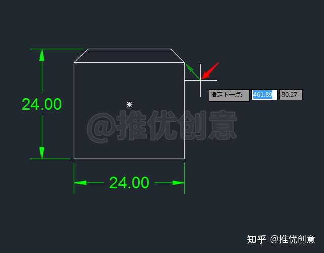 工程制图中挂钩平面图形中的c3怎么画出来