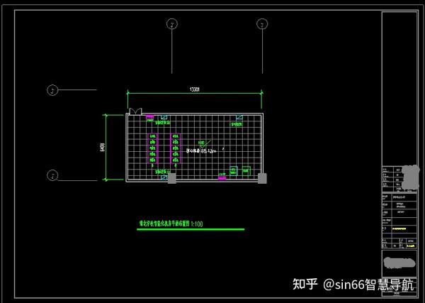 1.机房平面布置图