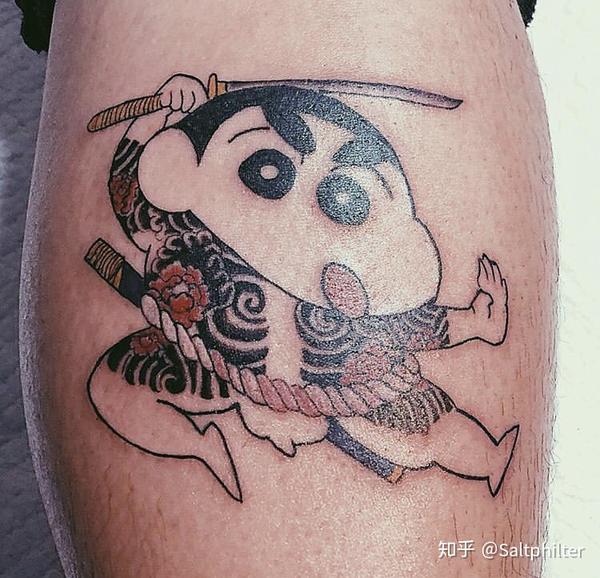 蜡笔小新·大概是文身爱好者最青睐的动画题材之一
