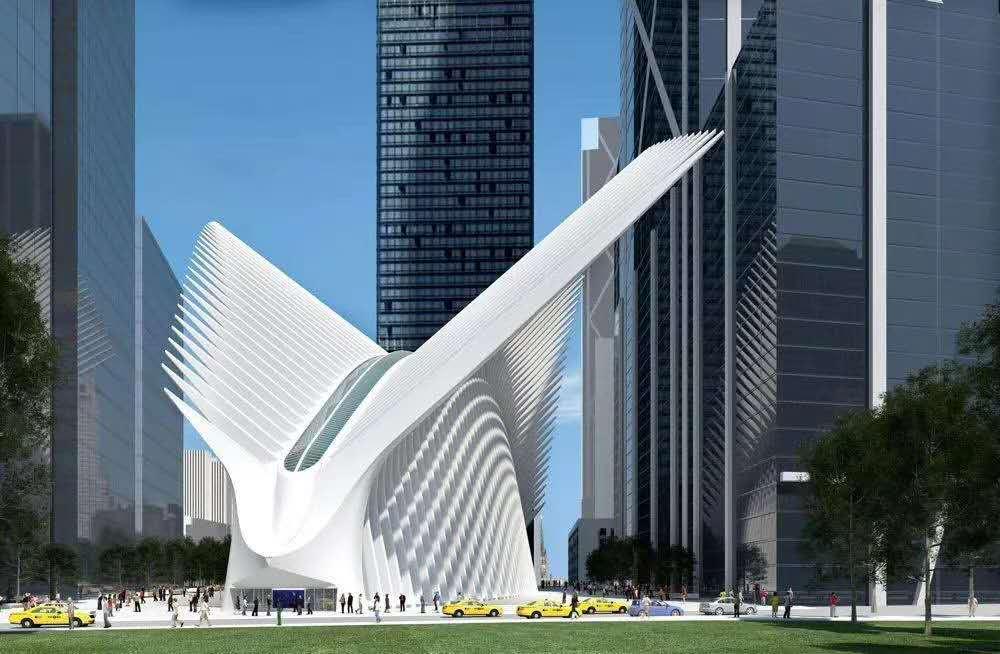 纽约交通枢纽中心--世界建筑设计大师卡拉.特拉瓦的作品赏析