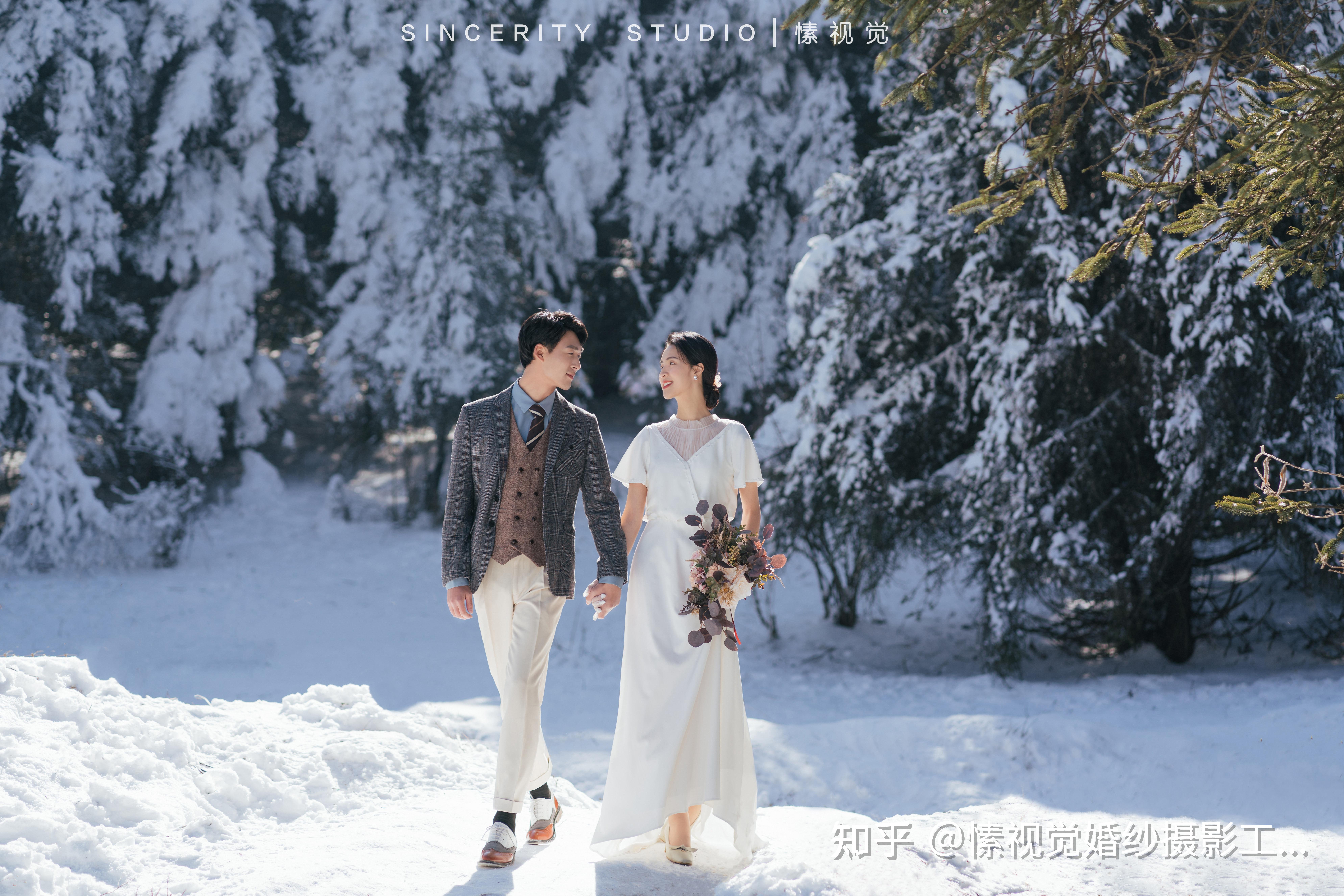 成都婚纱照雪景婚纱照也太好看了在成都周边也可以拍这么好看的婚纱照