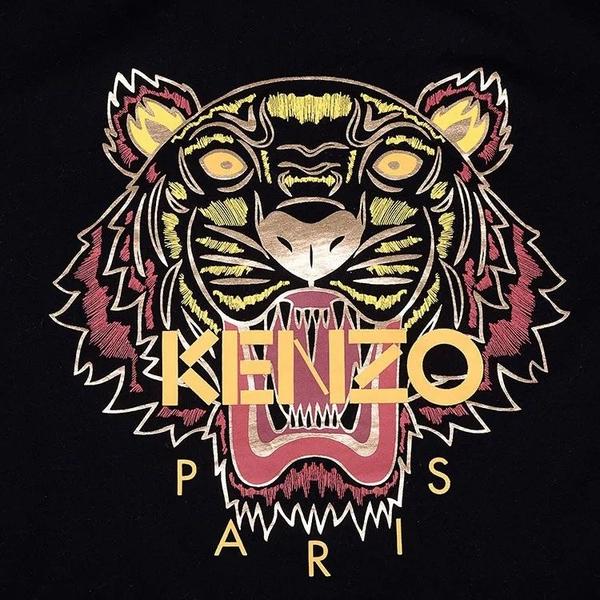 kenzo是由高田贤三在法国创立的潮流时尚品牌,以其老虎头像为标志.