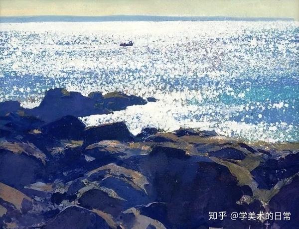 最会画海的水彩画家,richard thorn?