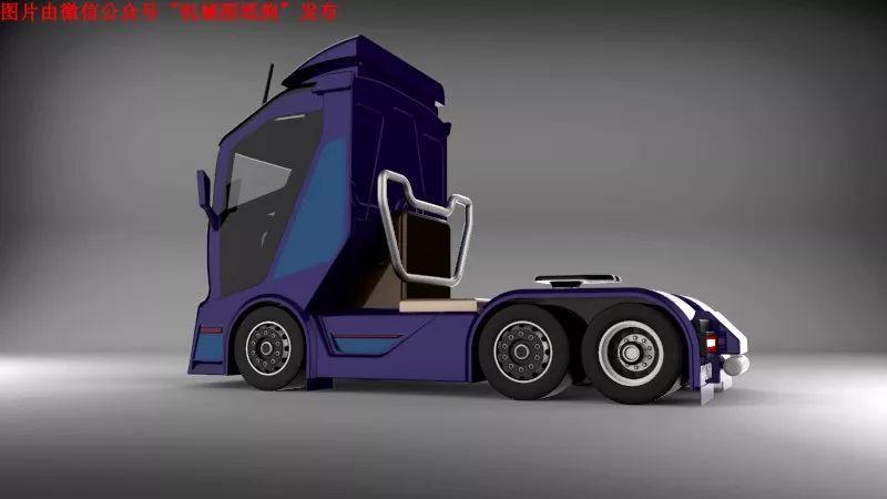 其他车型 简易volvo概念卡车头模型solidworks