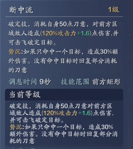 神朔:会心增伤提高5%,暗伤减伤提高10%,刀意每秒回复提升达 到10点.