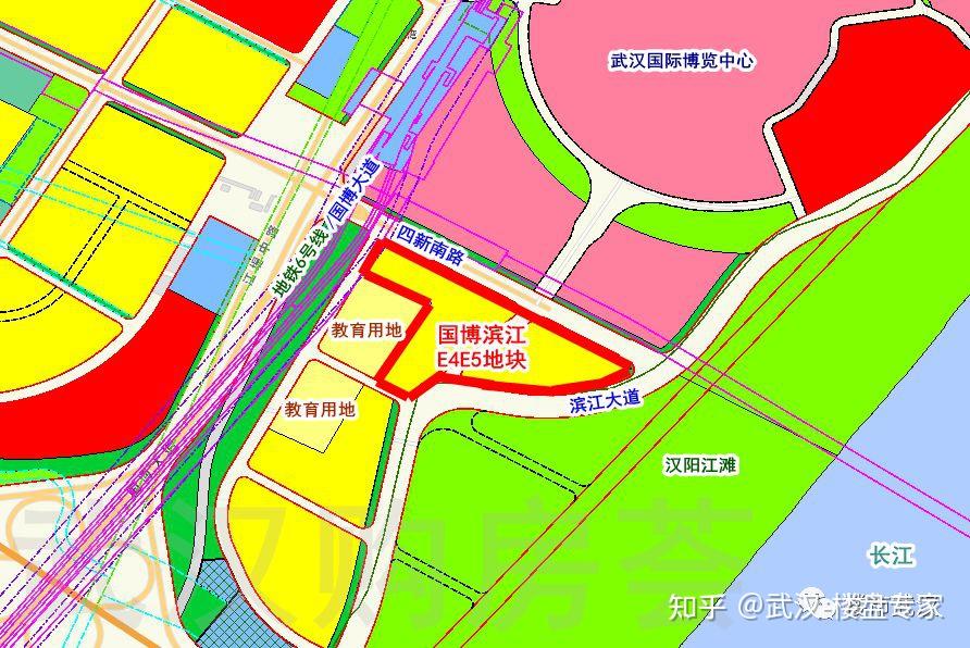 e5地块位于汉阳三环内,距离三环线仅700米左右,具体在汉阳区四新南路