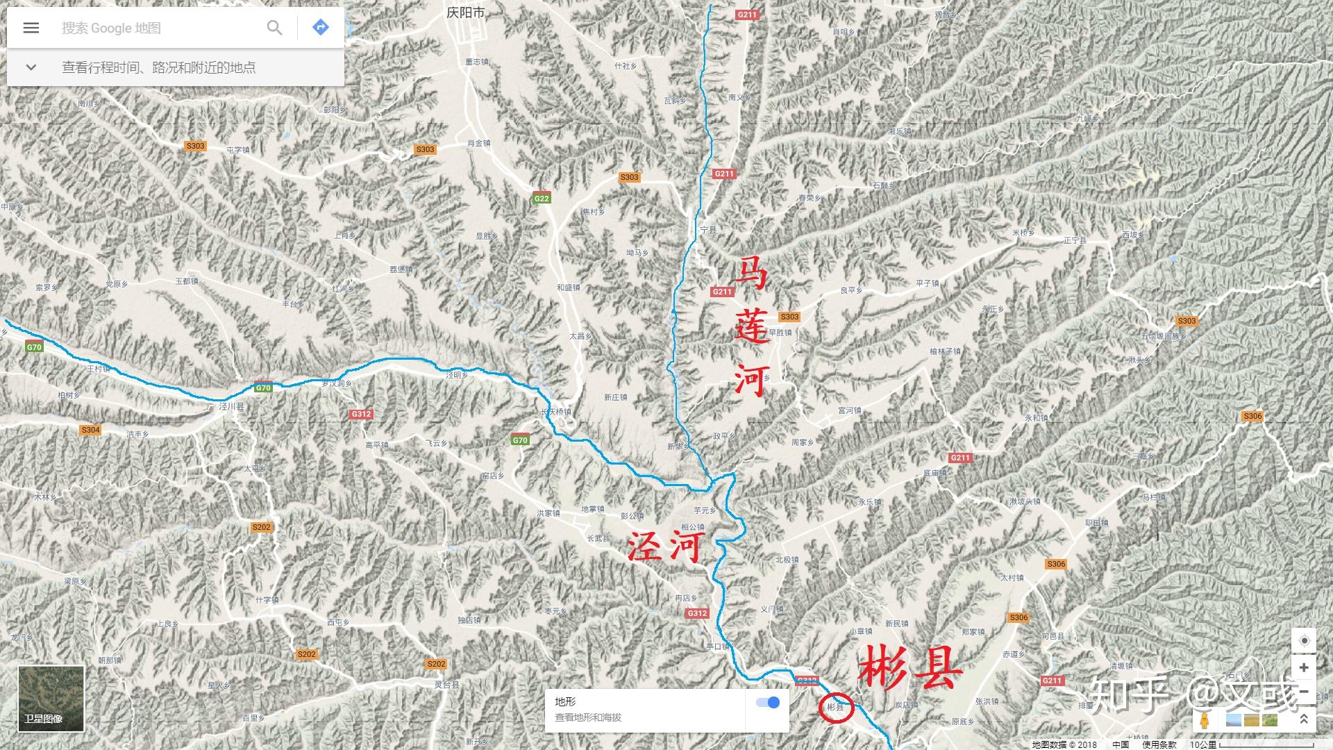 萧关道:六盘山以东有一条清水河,向北汇入黄河,清水河河谷南端六盘山