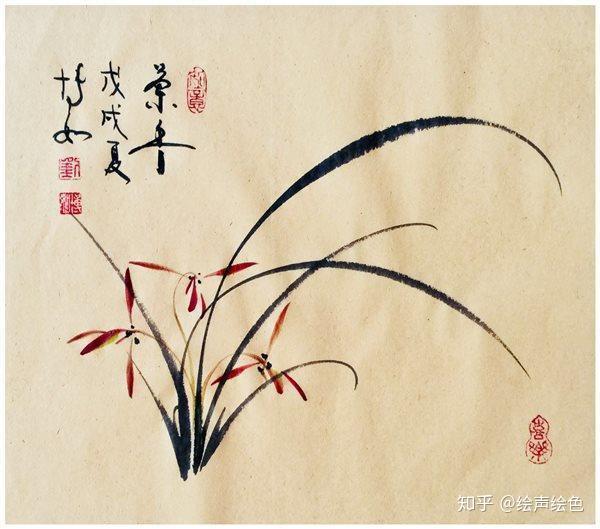 画兰名家刘博如作品鉴赏