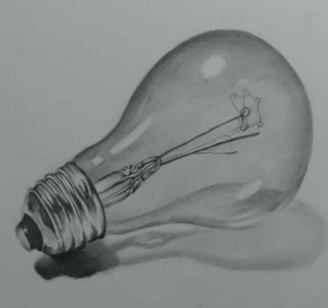 如何在素描里表现玻璃和金属的质感