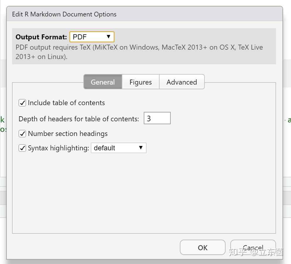 output formats