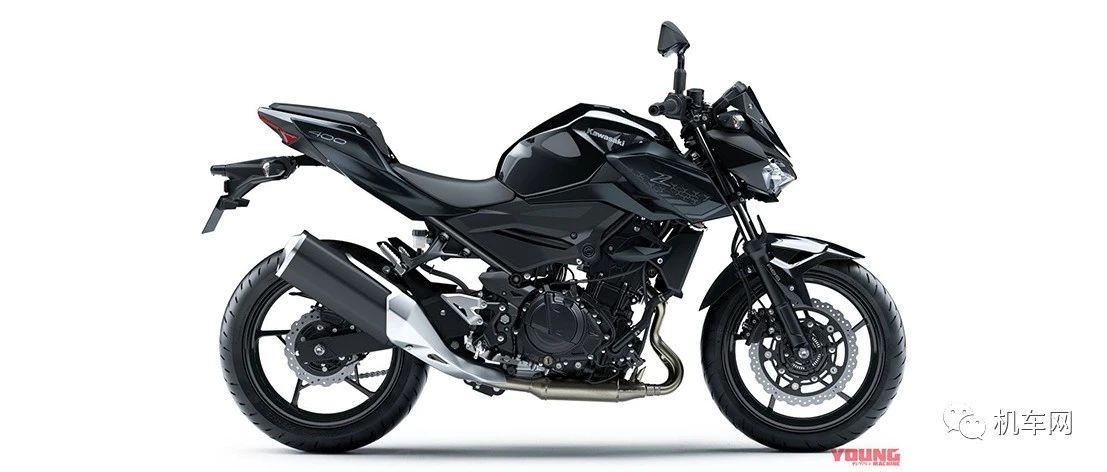 2021款川崎z400新配色,帅气金属黑