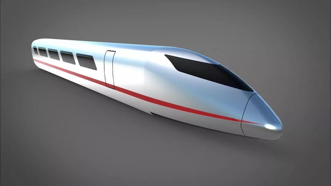 其他车型 高铁外壳设计图纸 keyshot5设计高速火车动车
