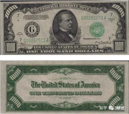 一美元纸币图片