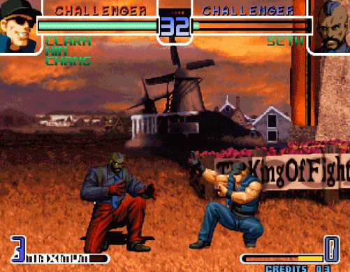 拳皇克拉克的招式原型还真和周星驰的无敌风火轮有关