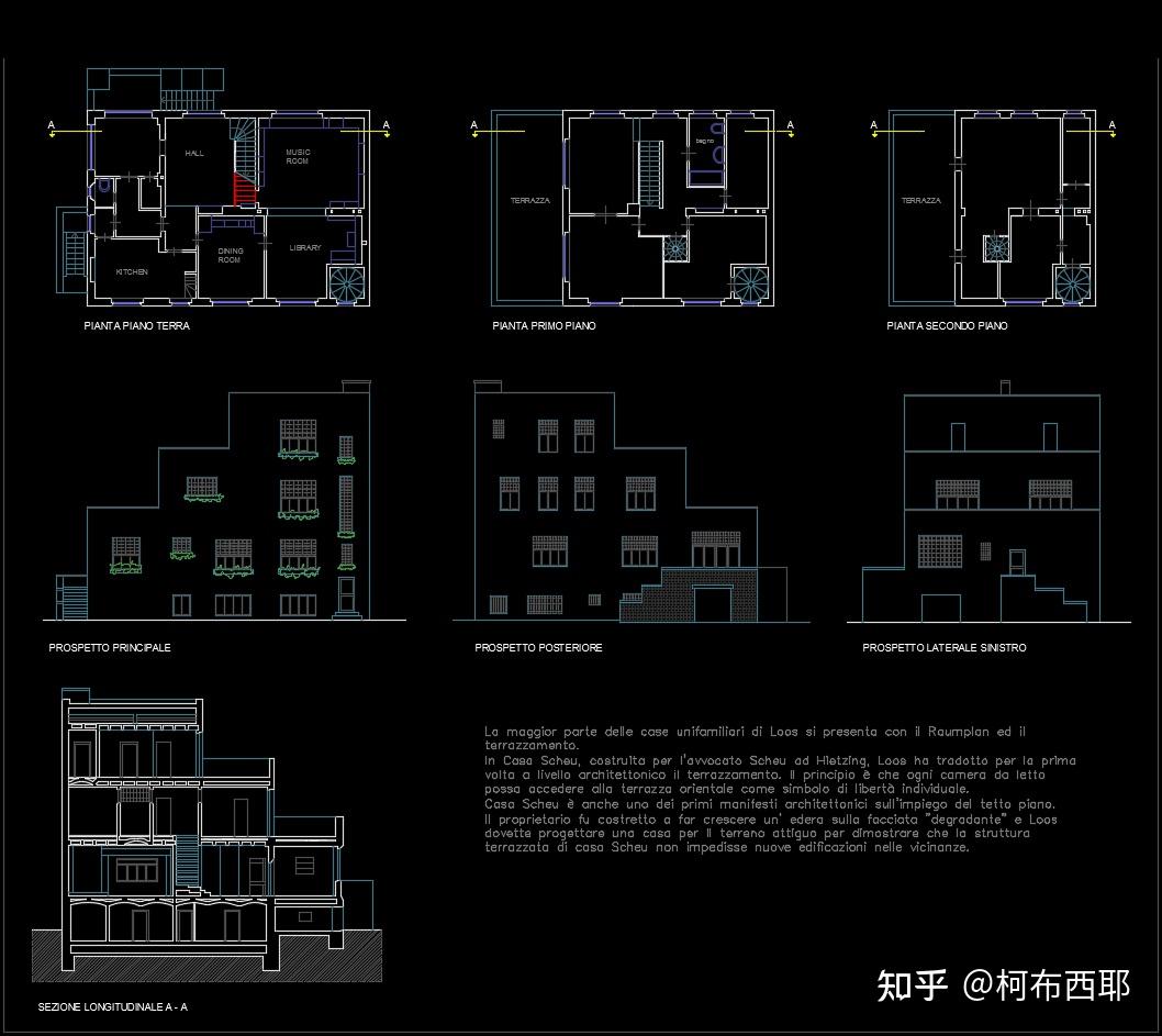 cadsu模型adolfloos阿道夫路斯作品集米勒穆勒缪勒住宅别墅moller