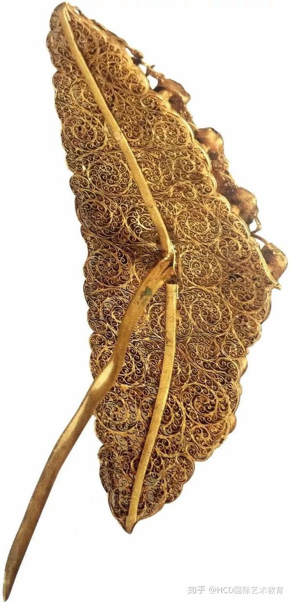 珠宝设计素材古代金银首饰探源明代满冠分心顶簪