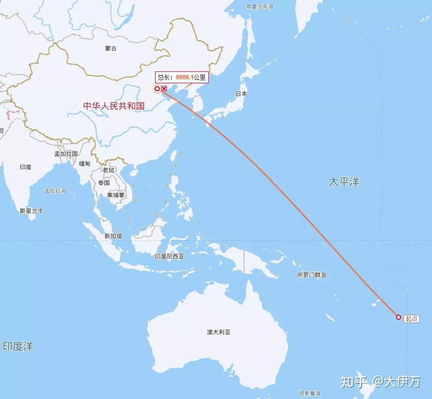 百度地图)一是汤加王国距离中国大陆实在太遥远了,从南部战区海军主要