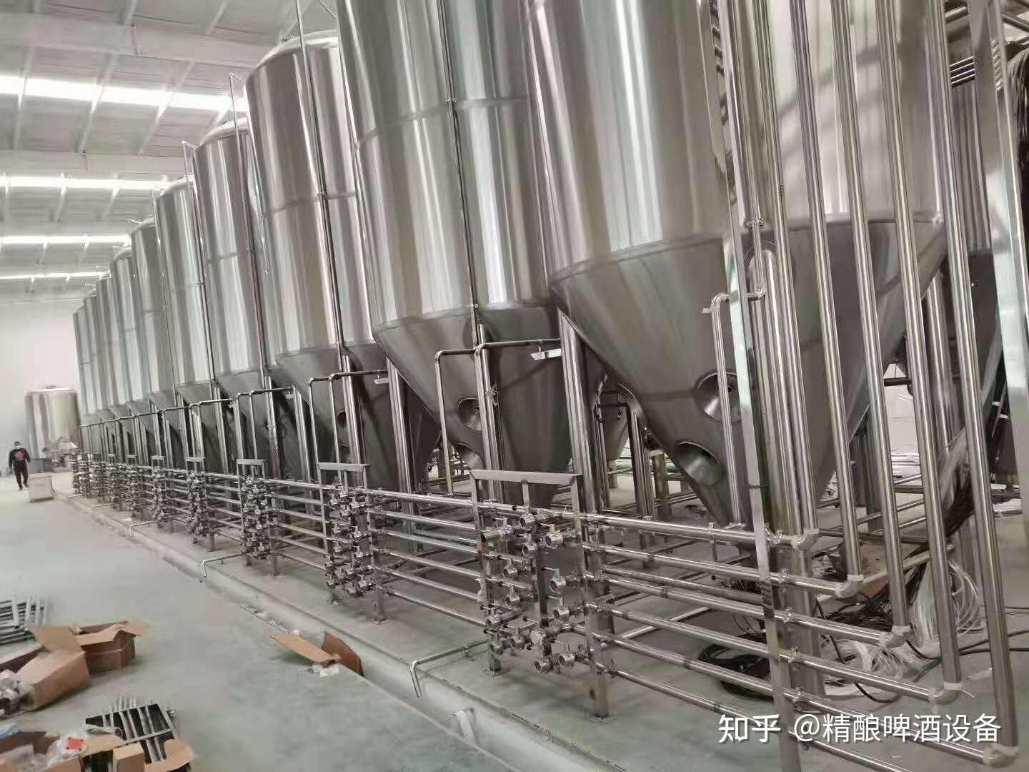 年产10000吨大型精酿啤酒工厂设备建设工厂型大型精酿啤酒设备建设