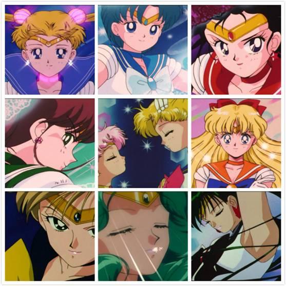 以及第四部tv《美少女战士sailor moon supers》中水兵月与小月亮双人