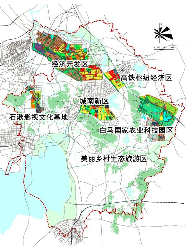 以禄口空港和溧水高铁为基础,打造枢纽新城两翼,石湫影视基地,白马